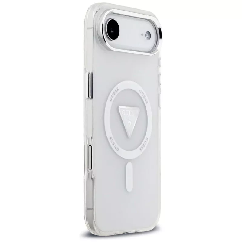 Guess puzdro IML Gradient Triangle Logo MagSafe pre iPhone Air transparentné