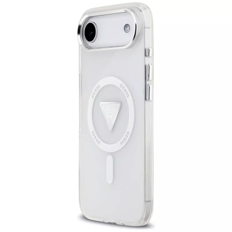 Guess puzdro IML Gradient Triangle Logo MagSafe pre iPhone Air transparentné