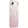 Guess puzdro IML Gradient Triangle Logo MagSafe pre iPhone Air ružové