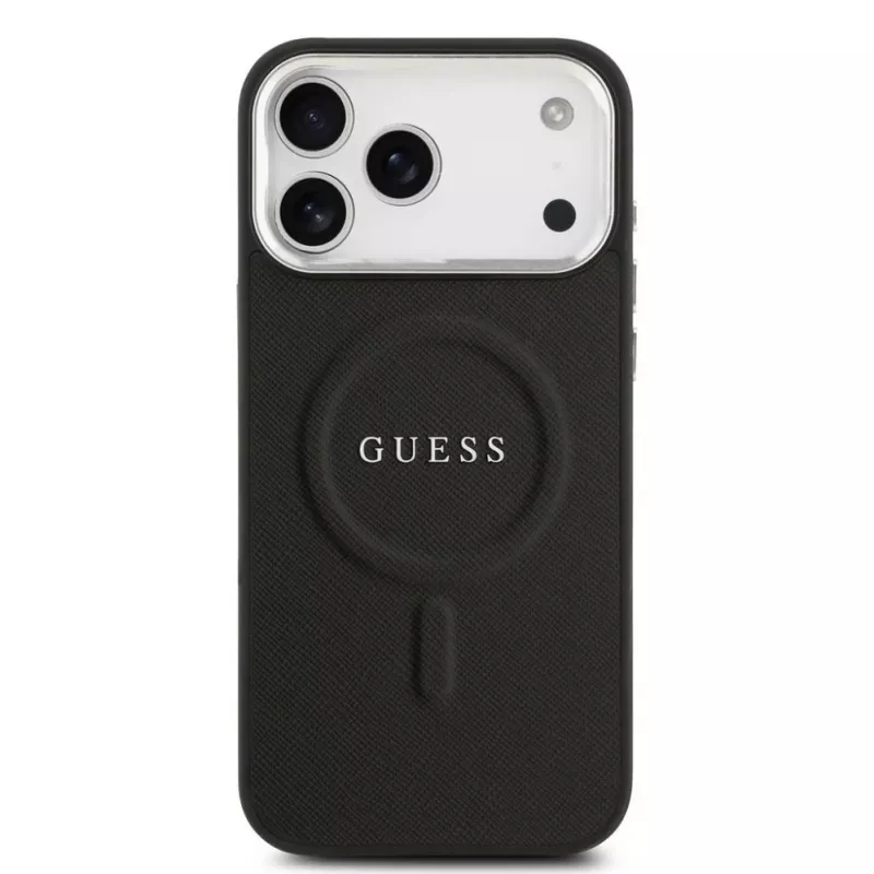 Guess puzdro Classic Logo MagSafe pre iPhone 17 Pro Max čierne