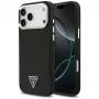 Guess puzdro Glitter Triangle Logo MagSafe pre iPhone 17 Pro Max čierne