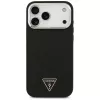 Guess puzdro Glitter Triangle Logo MagSafe pre iPhone 17 Pro Max čierne