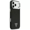 Guess puzdro Glitter Triangle Logo MagSafe pre iPhone 17 Pro Max čierne