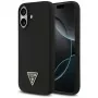 Guess silikónové puzdro Triangle Logo MagSafe pre iPhone 17 čierne
