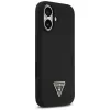 Guess silikónové puzdro Triangle Logo MagSafe pre iPhone 17 čierne