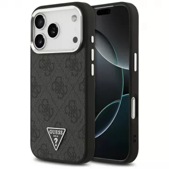Guess puzdro 4G Triangle Logo MagSafe pre iPhone 17 Pro (čierne)