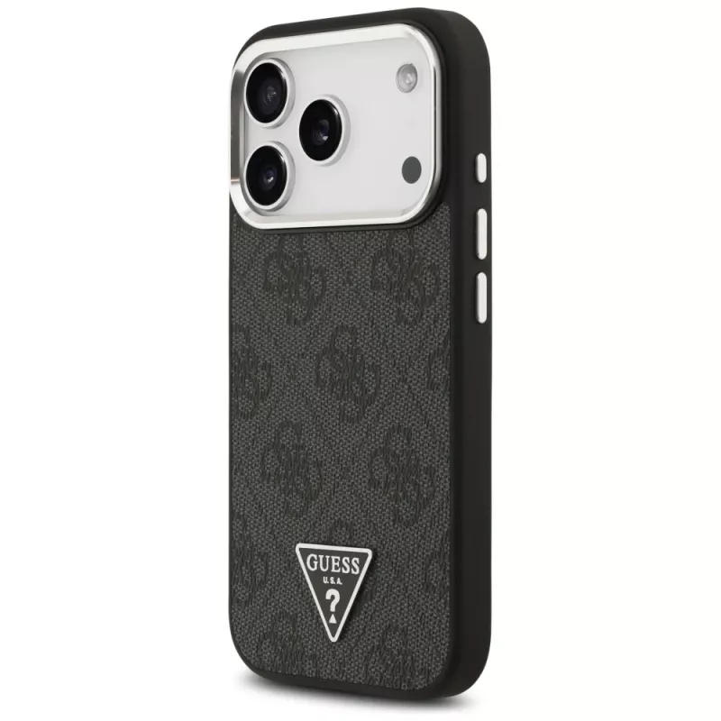 Guess puzdro 4G Triangle Logo MagSafe pre iPhone 17 Pro (čierne)