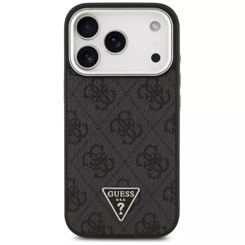 Guess puzdro 4G Triangle Logo MagSafe pre iPhone 17 Pro (čierne)