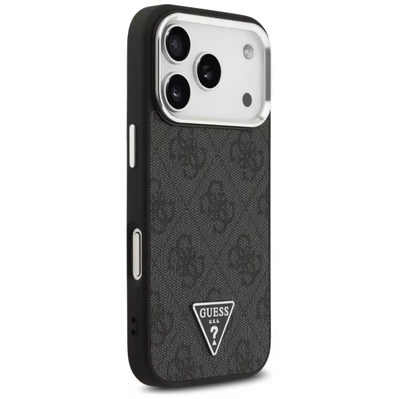 Guess puzdro 4G Triangle Logo MagSafe pre iPhone 17 Pro (čierne)