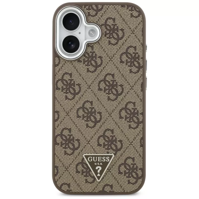 Guess puzdro 4G Triangle Logo MagSafe pre iPhone 17 (hnedé)