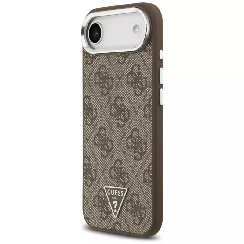 Guess puzdro 4G Triangle Logo MagSafe pre iPhone Air - hnedé