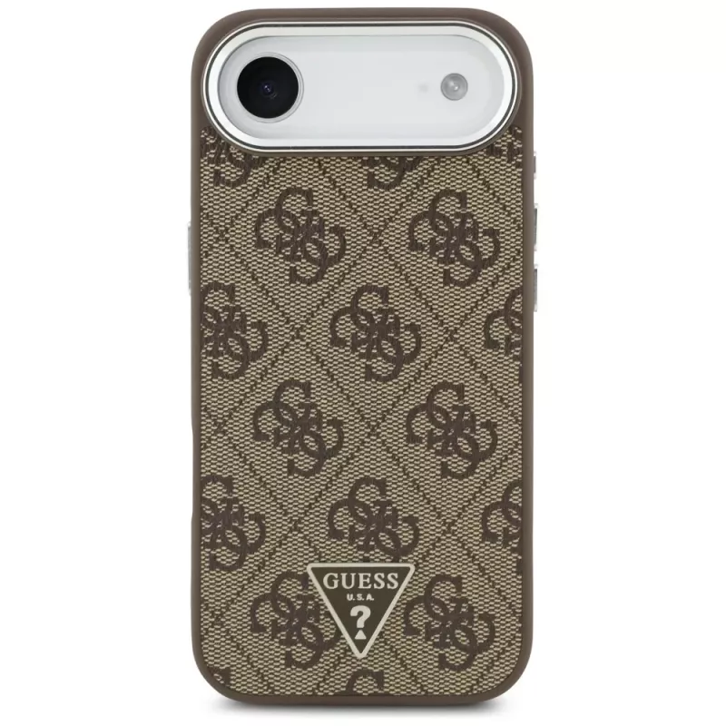 Guess puzdro 4G Triangle Logo MagSafe pre iPhone Air - hnedé