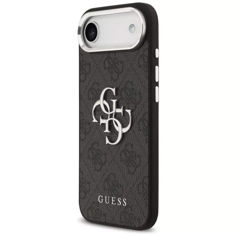 Guess 4G Big 4G Classic Logo puzdro pre iPhone Air - čierne/strieborné