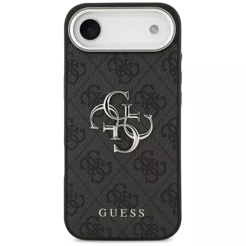 Guess 4G Big 4G Classic Logo puzdro pre iPhone Air - čierne/strieborné