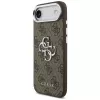 Guess GUHCP17MP4G4SMCW 4G Big 4G Classic Logo puzdro pre iPhone Air – hnedá / strieborná