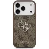 Guess 4G Big 4G Classic Logo puzdro pre iPhone 17 Pro (hnedá / strieborná)