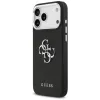 Guess Grained Big 4G Classic Logo puzdro pre iPhone 17 Pro Max - čierna