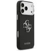 Guess Grained Big 4G Classic Logo puzdro pre iPhone 17 Pro Max - čierna