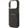 Guess 4G PU Classic Logo MagSafe zadné puzdro pre Apple iPhone 17 Pro čierna