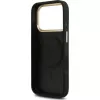 Guess 4G PU Classic Logo MagSafe zadné puzdro pre Apple iPhone 17 Pro čierna