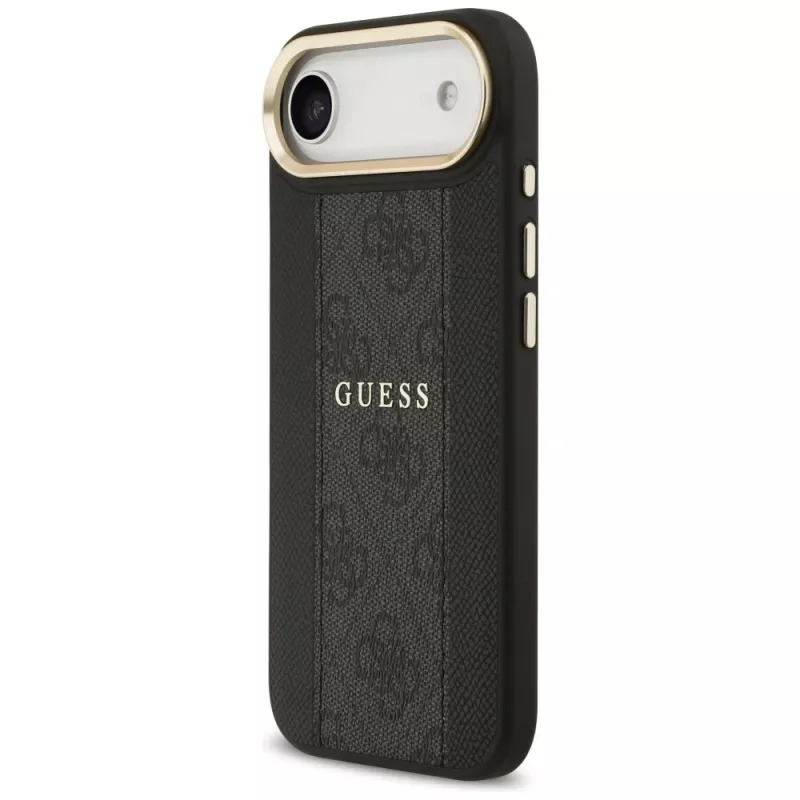 Guess 4G Stripe MagSafe puzdro pre iPhone Air, čierna