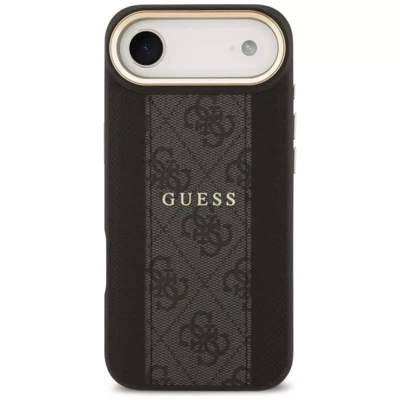 Guess 4G Stripe MagSafe puzdro pre iPhone Air, čierna