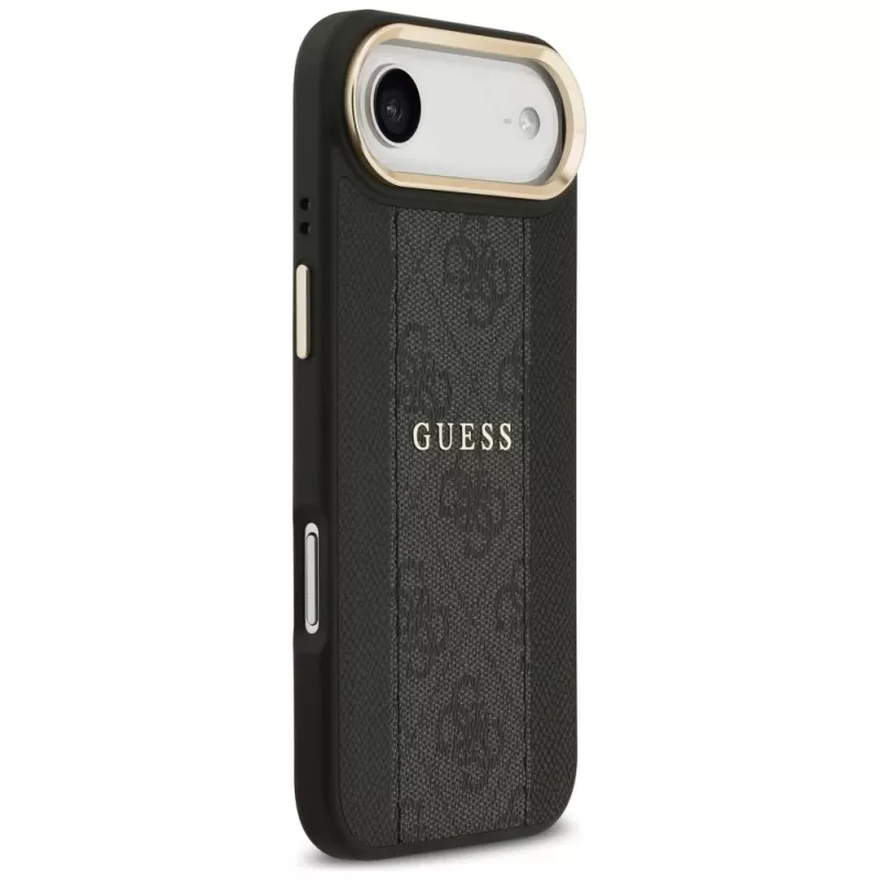Guess 4G Stripe MagSafe puzdro pre iPhone Air, čierna