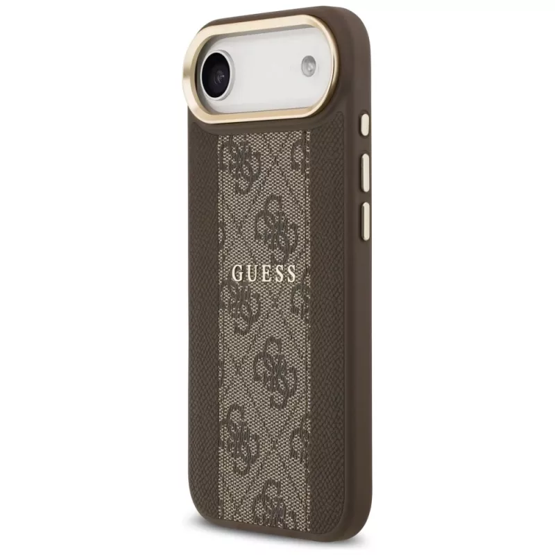 Guess 4G Stripe MagSafe puzdro pre iPhone Air hnedá