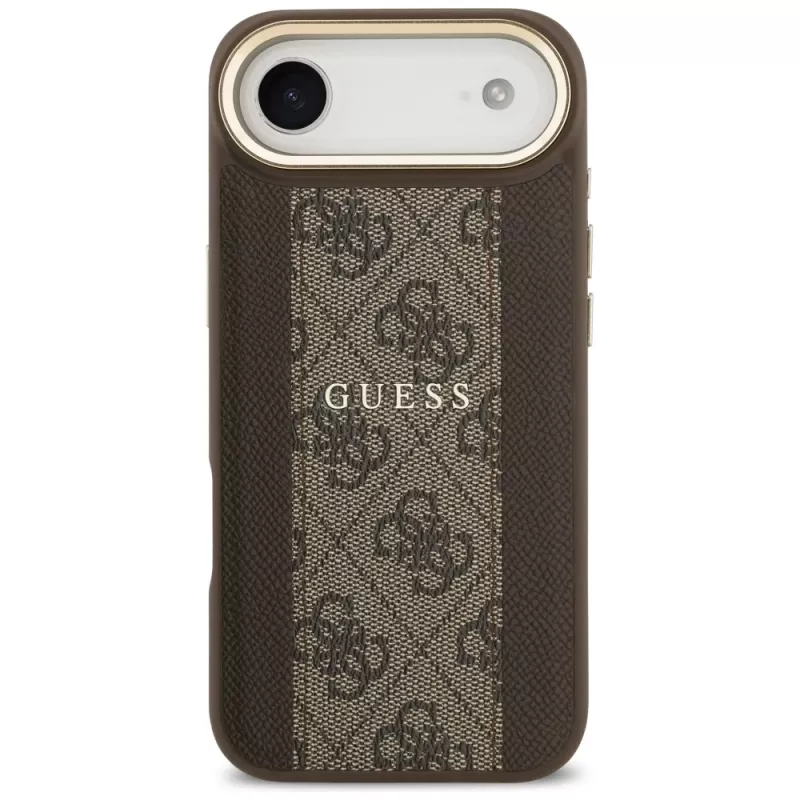 Guess 4G Stripe MagSafe puzdro pre iPhone Air hnedá