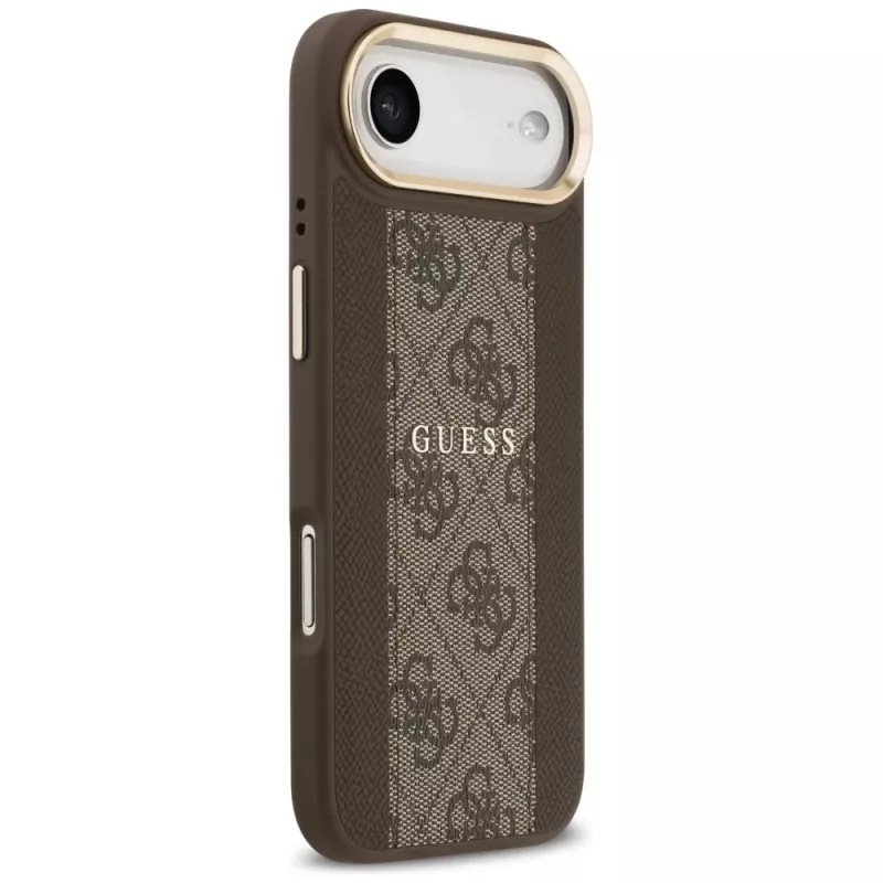 Guess 4G Stripe MagSafe puzdro pre iPhone Air hnedá