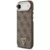 Guess 4G Triangle Logo MagSafe puzdro pre iPhone Air, hnedá/zlatá