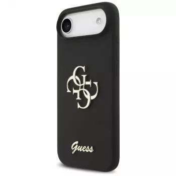Guess Silicone Big 4G Script puzdro pre iPhone Air - čierna