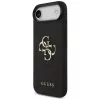 Guess Grained Big 4G & Classic Logo puzdro pre iPhone Air, čierna