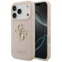 Guess Grained Big 4G & Classic Logo puzdro pre iPhone 17 Pro ružová