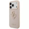 Guess Grained Big 4G & Classic Logo puzdro pre iPhone 17 Pro ružová
