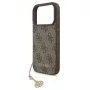 Guess 4G Charms Collection MagSafe puzdro pre iPhone 17 Pro (hnedá)
