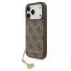 Guess 4G Charms Collection MagSafe puzdro pre iPhone 17 Pro (hnedá)