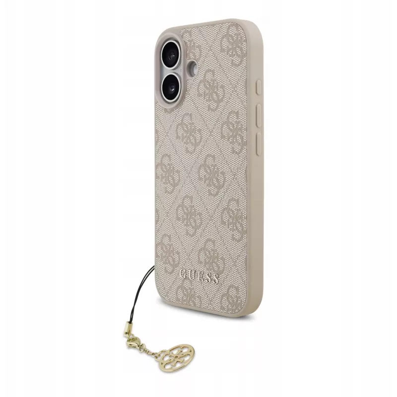 Guess 4G Charms Collection MagSafe puzdro pre iPhone 17 (ružová)