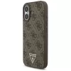 Guess 4G Strap Triangle Logo MagSafe puzdro pre iPhone 17 hnedá