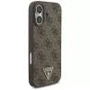 Guess 4G Strap Triangle Logo MagSafe puzdro pre iPhone 17 hnedá