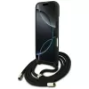 Guess 4G Big Logo Cord Strap Crossbody puzdro pre Apple iPhone 17, čierna