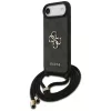Guess 4G Big Logo Cord Strap Crossbody puzdro pre iPhone Air, čierna