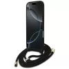 Guess 4G Big Logo Cord Strap Crossbody puzdro pre iPhone Air, čierna