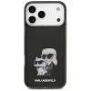 Karl Lagerfeld IML Aquarelle Karl & Choupette & Logo puzdro MagSafe pre iPhone 17 Pro (čierna)