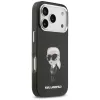 Karl Lagerfeld IML Aquarelle Karl & Logo puzdro MagSafe pre iPhone 17 Pro (čierna)
