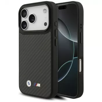 BMW M Kevlar Matt puzdro MagSafe pre Apple iPhone 17 Pro čierna