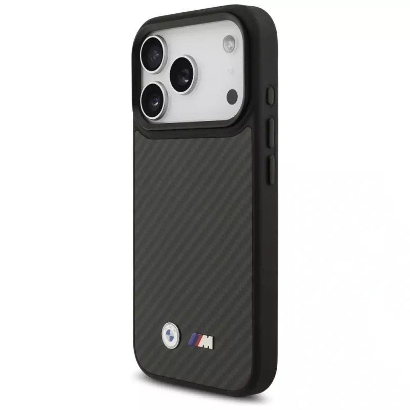 BMW M Kevlar Matt puzdro MagSafe pre Apple iPhone 17 Pro čierna