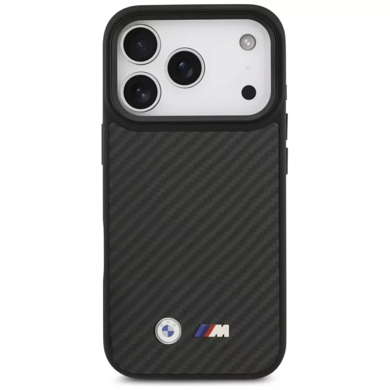 BMW M Kevlar Matt puzdro MagSafe pre Apple iPhone 17 Pro čierna