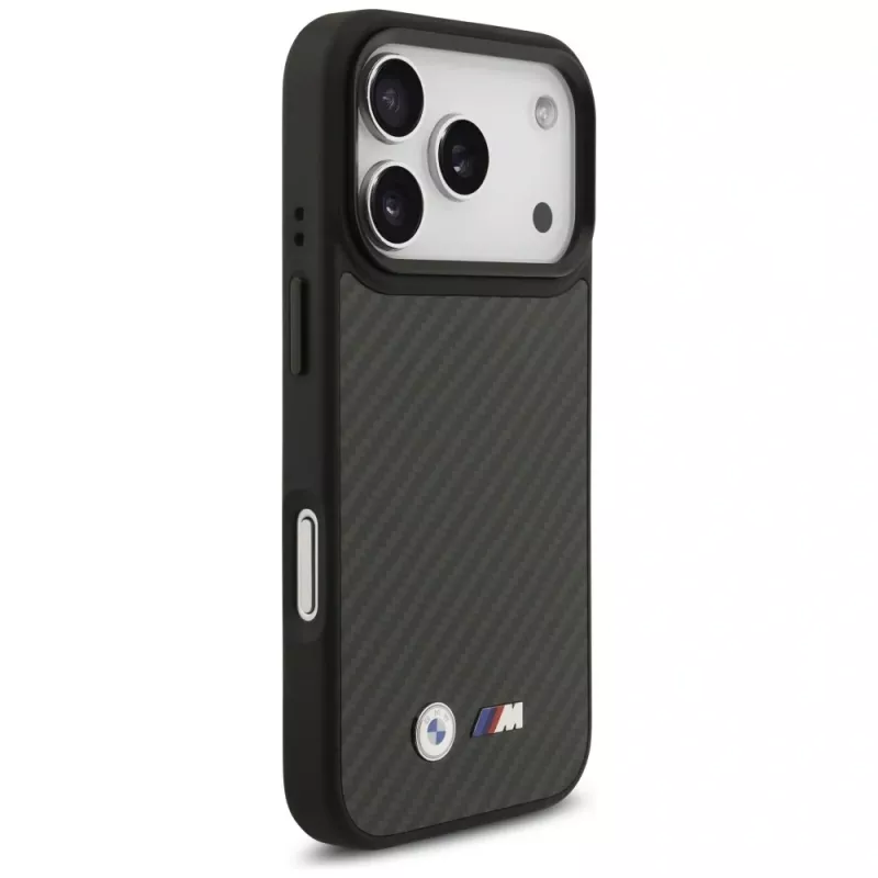 BMW M Kevlar Matt puzdro MagSafe pre Apple iPhone 17 Pro čierna