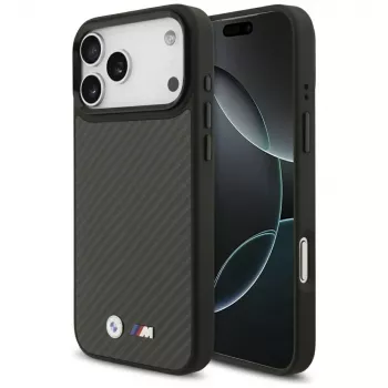 BMW M Kevlar Matt puzdro MagSafe pre iPhone 17 Pro Max čierna